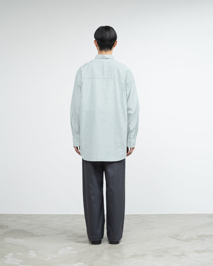 Broad L/S Oversized Regular Collar Shirt