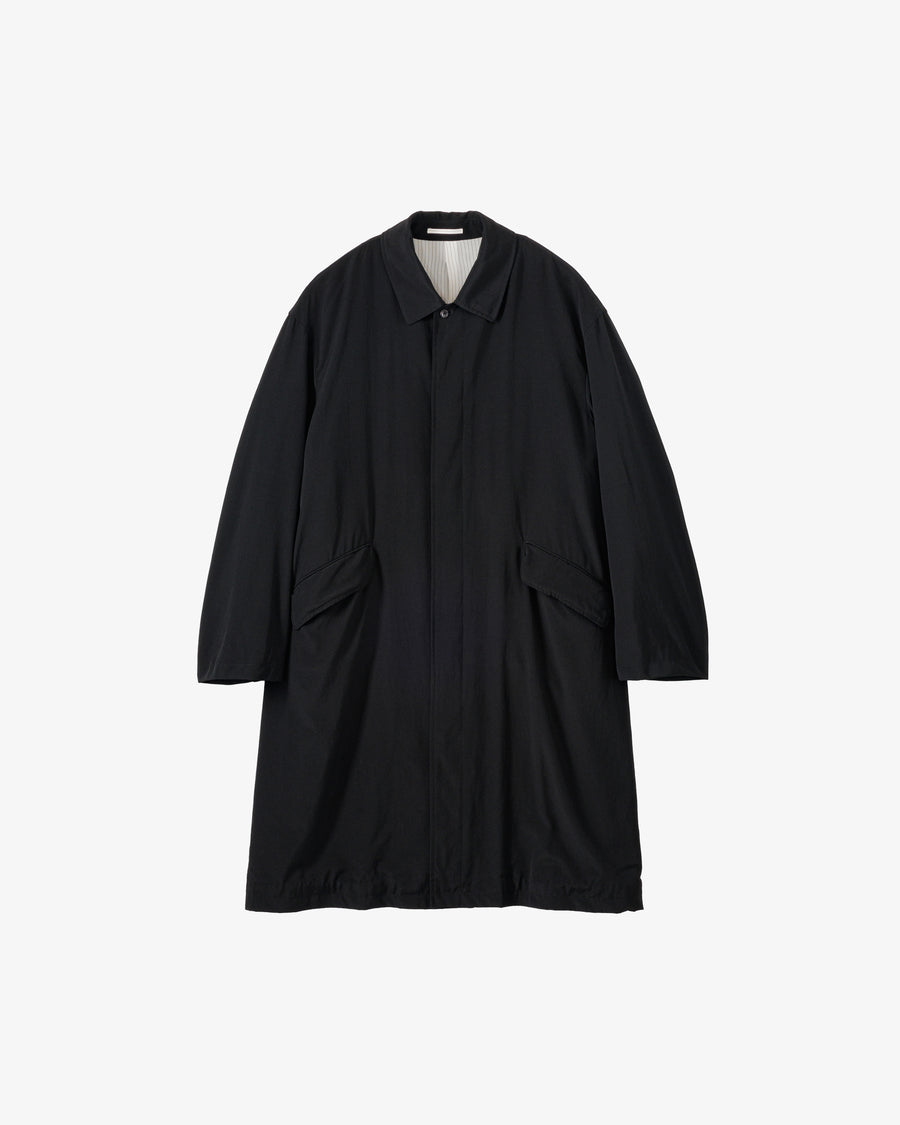 Boiled Wool Oversized Bal Collar Coat