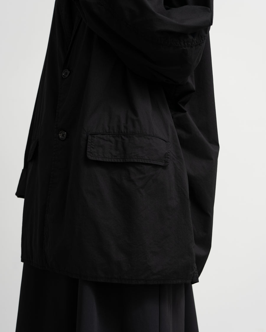 Garment Dyed Typewriter Oversized Jacket