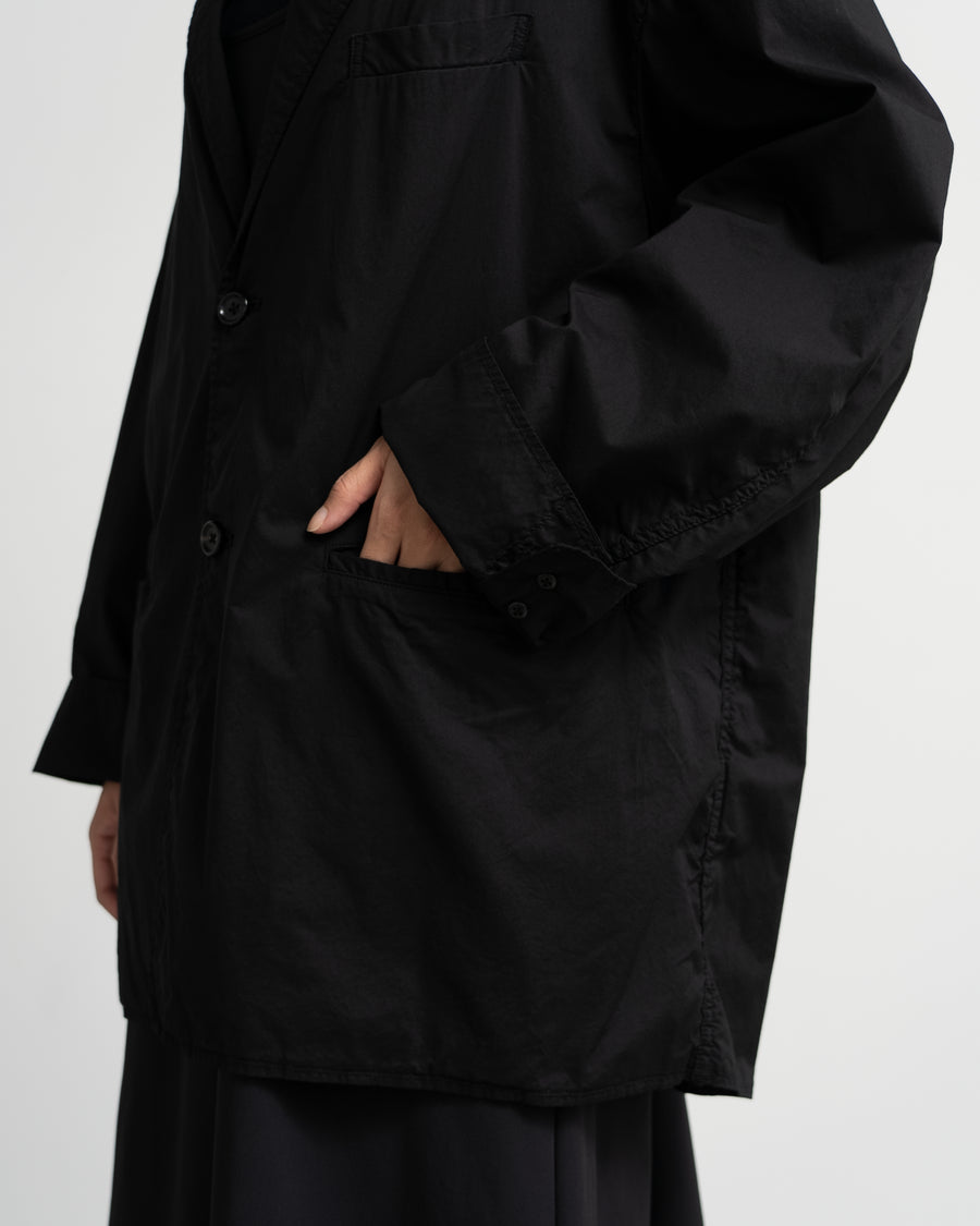 Garment Dyed Typewriter Oversized Jacket