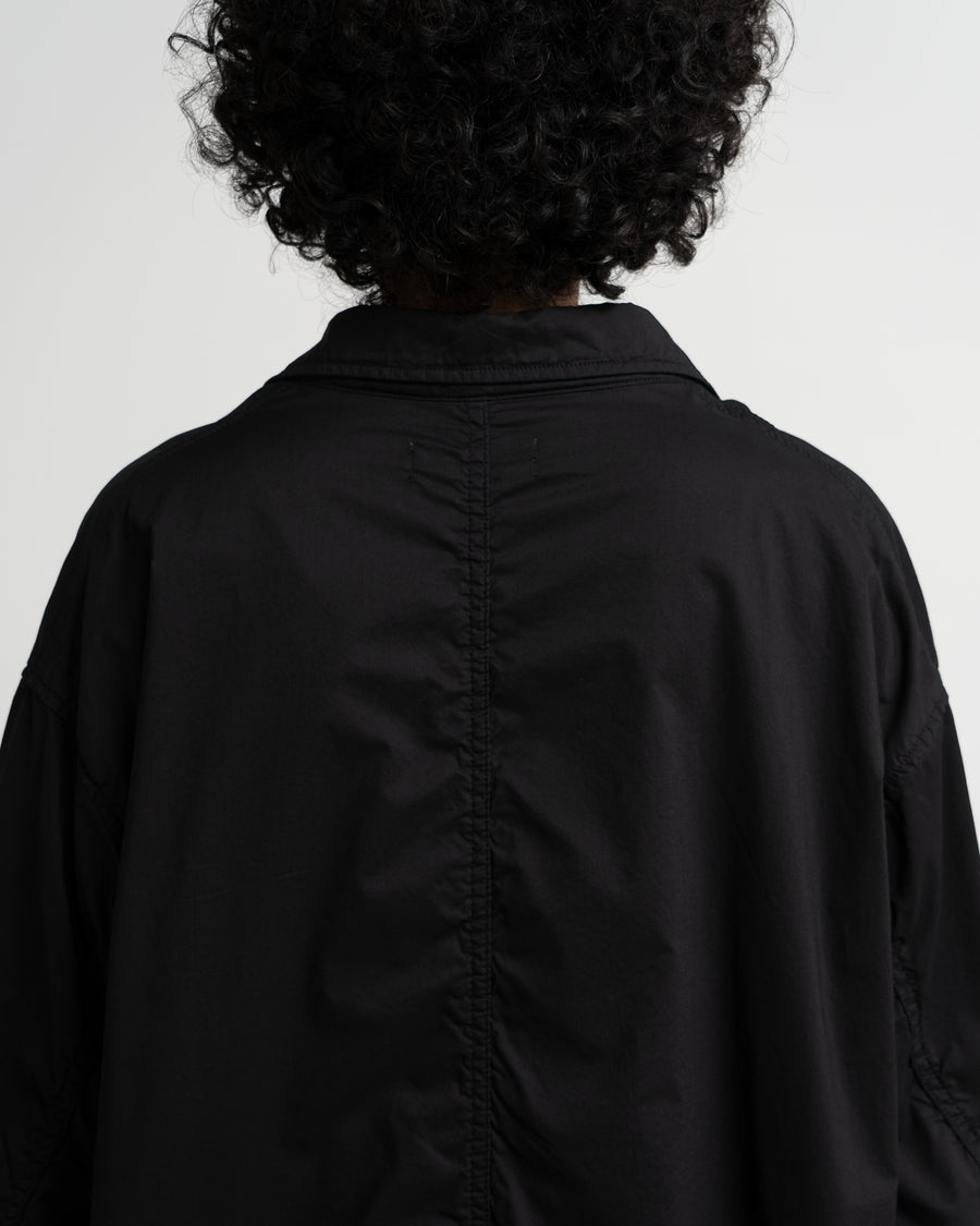 Garment Dyed Typewriter Oversized Jacket