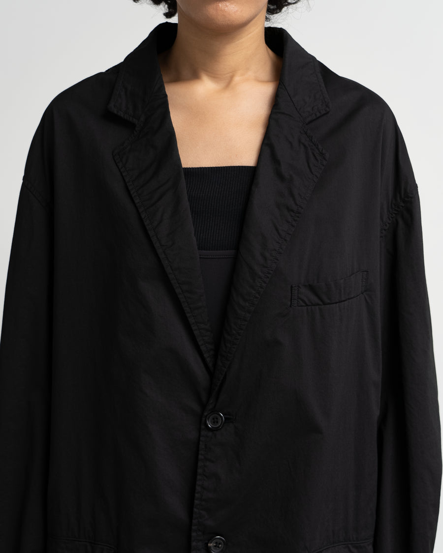 Garment Dyed Typewriter Oversized Jacket