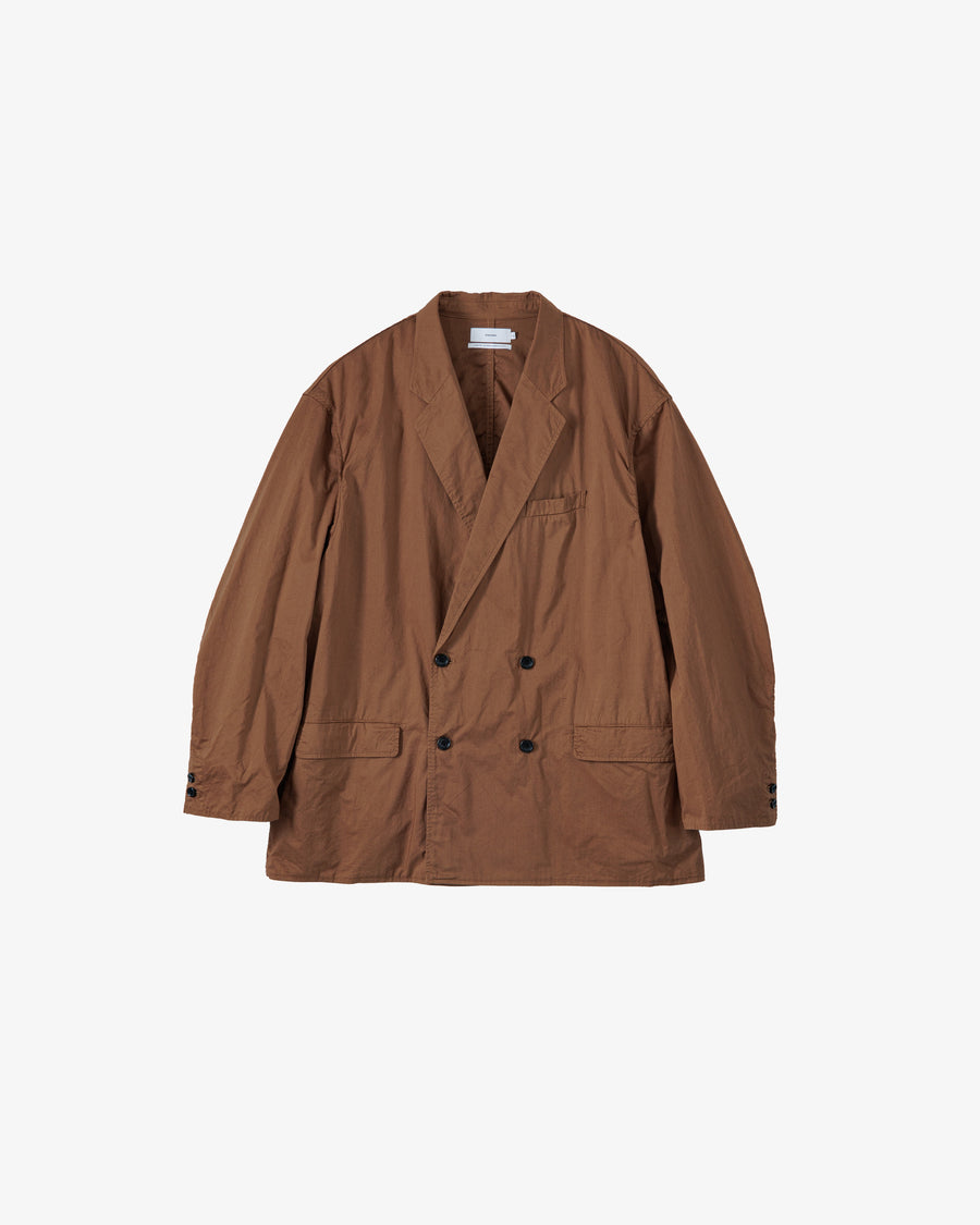 Garment Dyed Typewriter Oversized Double Jacket