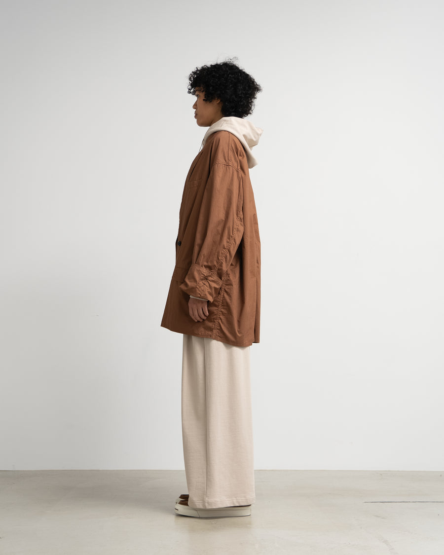 Garment Dyed Typewriter Oversized Double Jacket