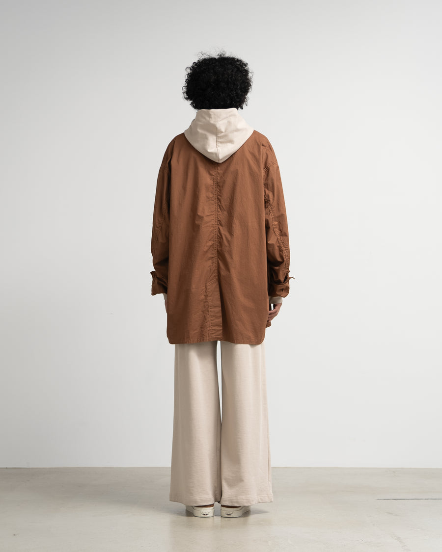 Garment Dyed Typewriter Oversized Double Jacket