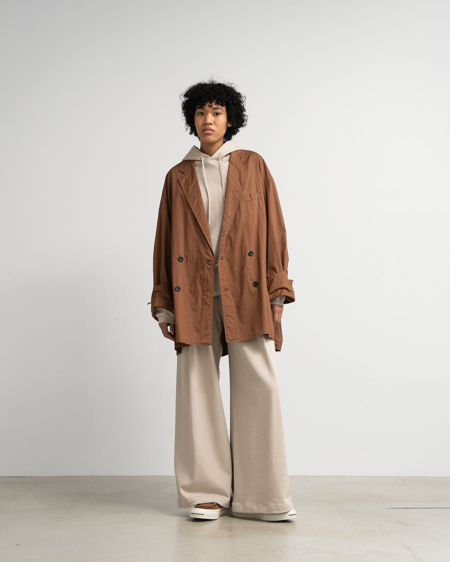 Garment Dyed Typewriter Oversized Double Jacket