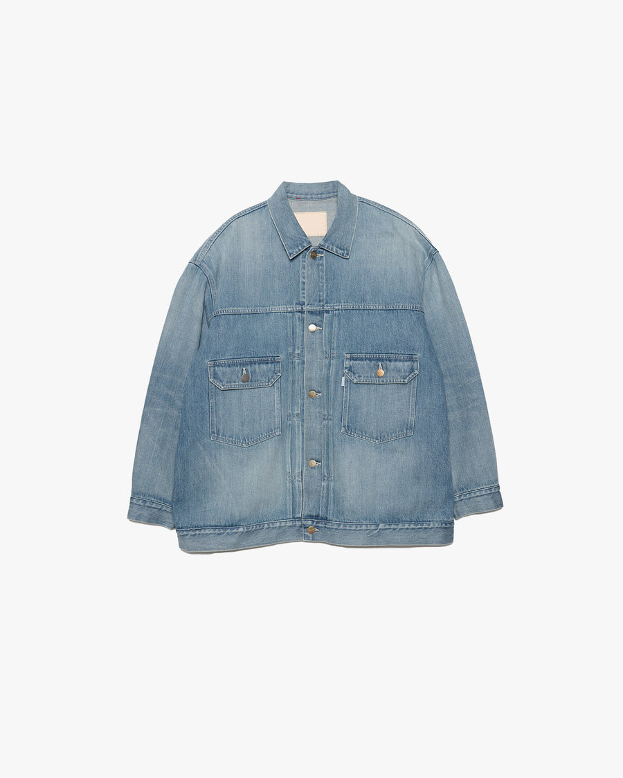 Selvage Denim Jacket -LIGHT FADE-