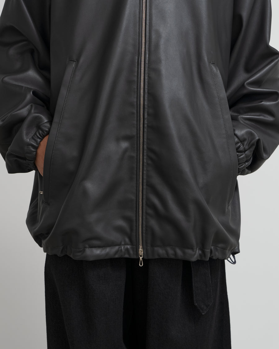 Lamb Leather Track Blouson