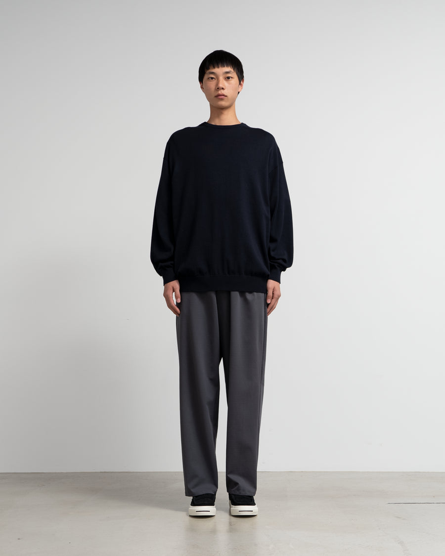 Suvin High Gauge L/S Crew Neck Knit