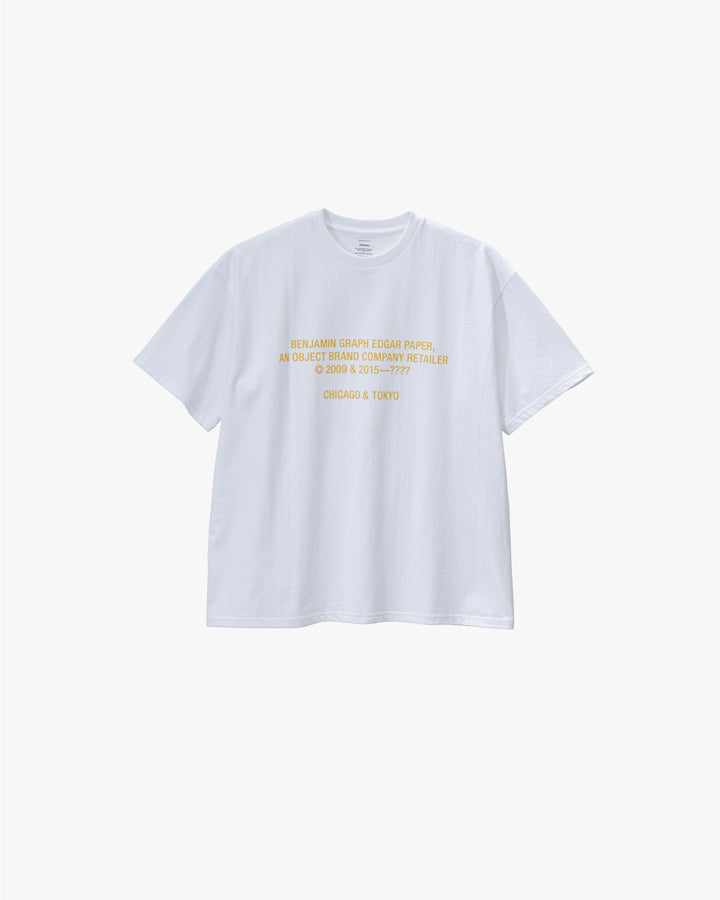 BENJAMIN GRAPH EDGAR PAPER S/S Oversized Tee
