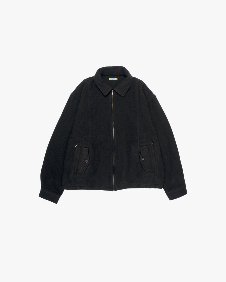 WOOL ZIP BLOUSON