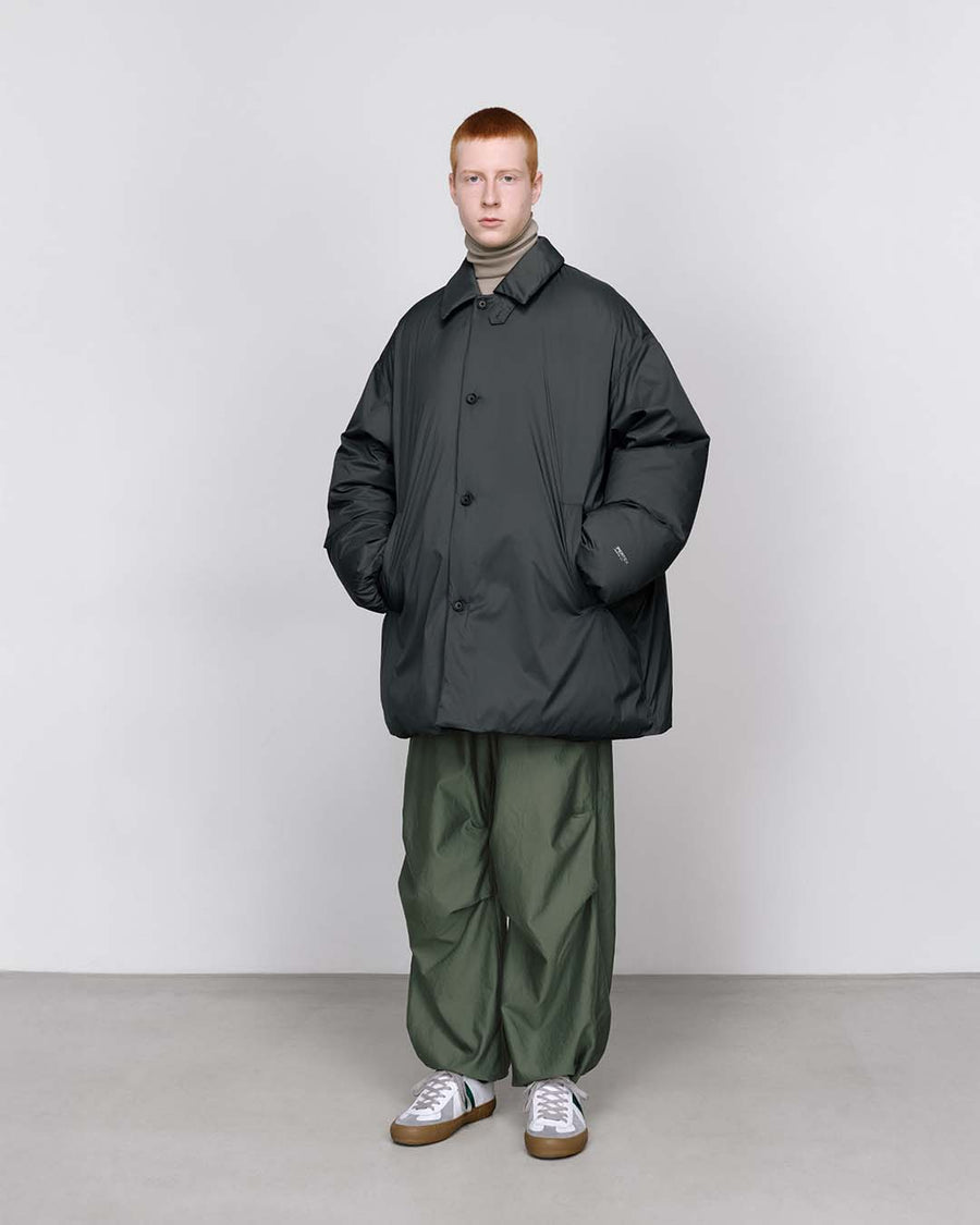 Cotton Cupro Back Satin Military Pants