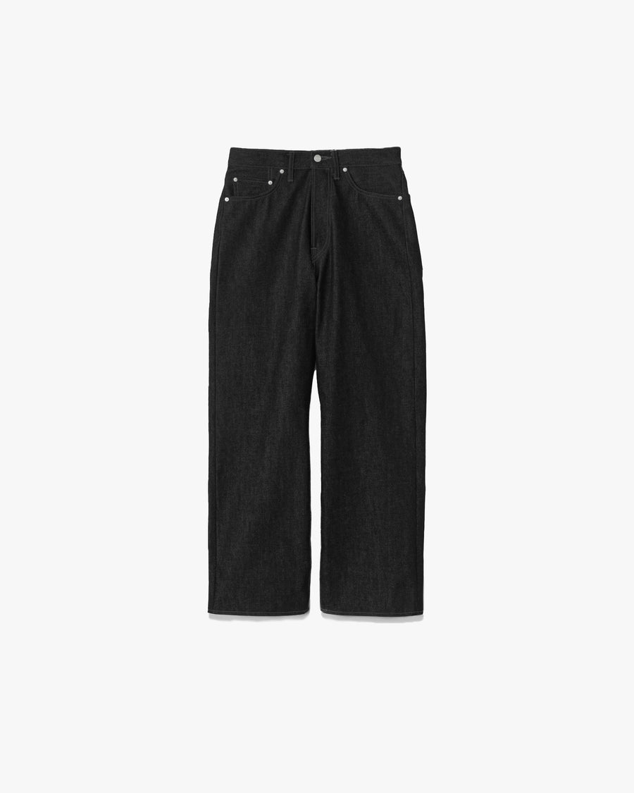 Selvage Denim Five Pocket Wide Straight Pants