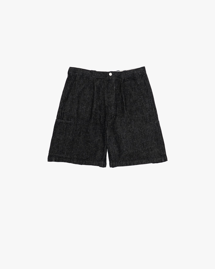 Cotton Silk Denim Work Shorts