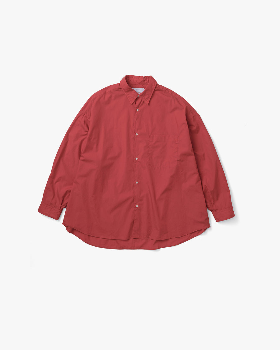 -SALE- Broad L/S Oversized Regular Collar Shirt