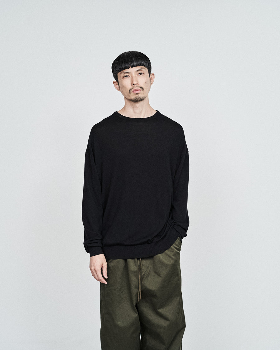 Graphpaper High gauge crew neck knit - ニット/セーター