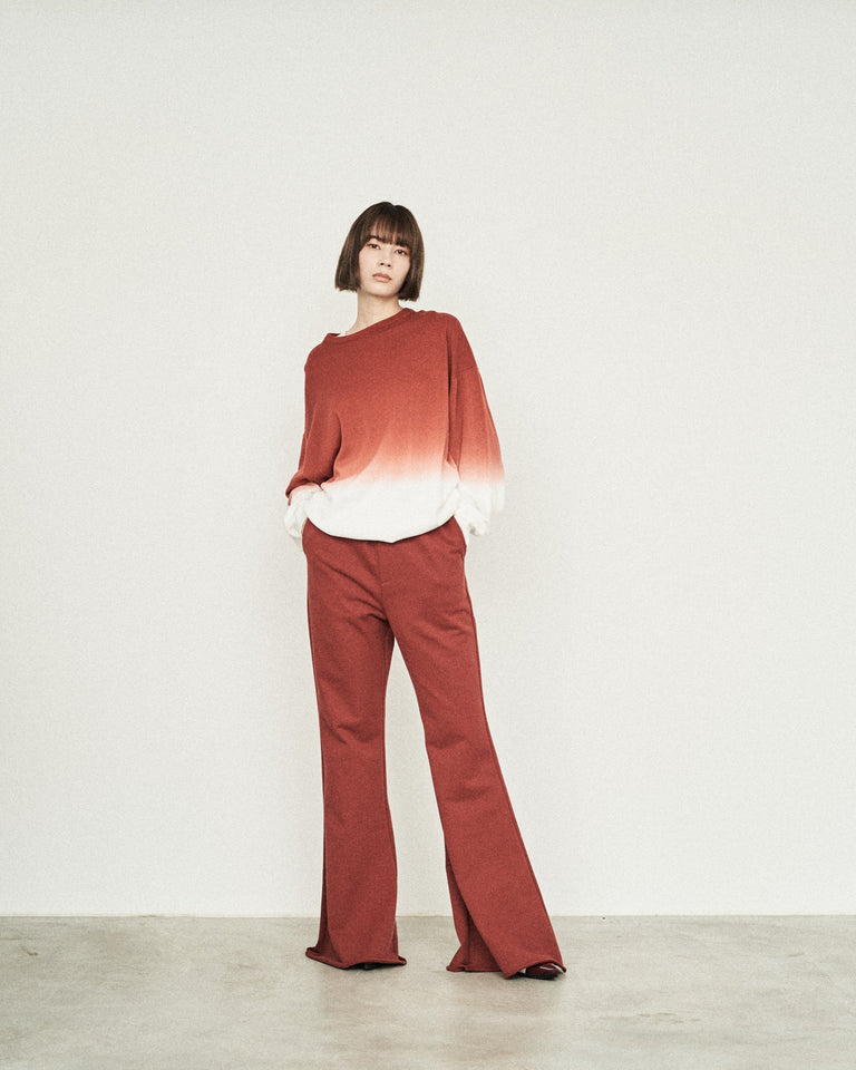 -SALE- Compact Terry Flare Pants