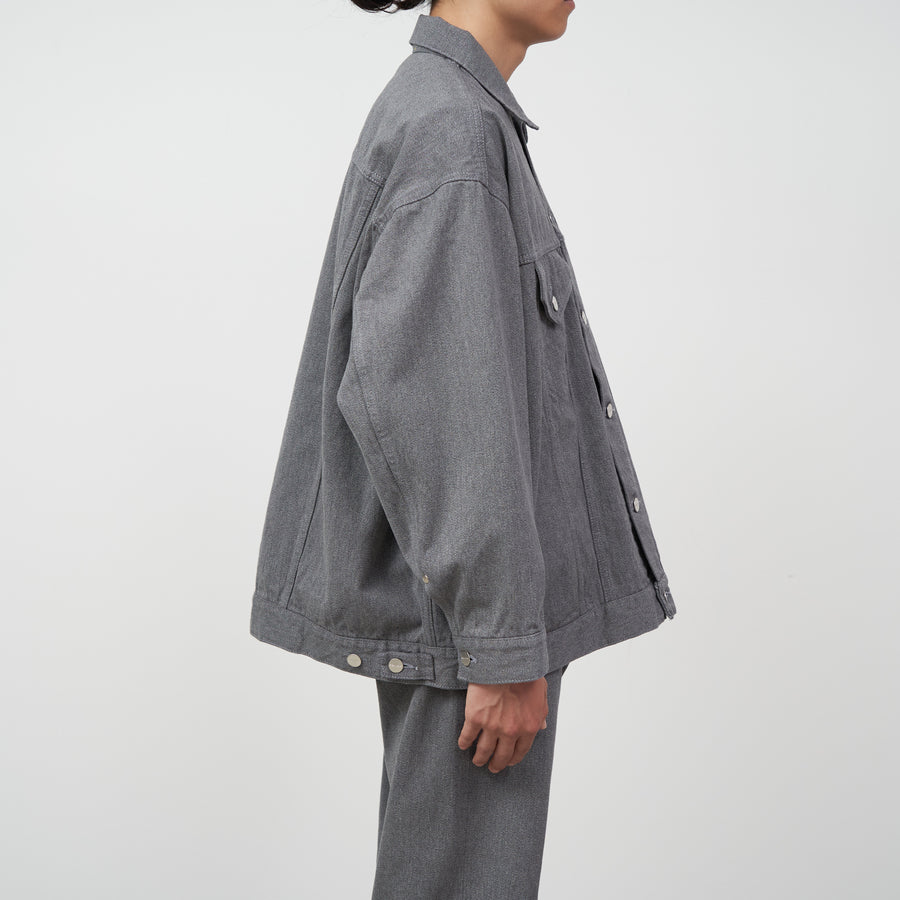 Colorfast Denim Trucker Jacket