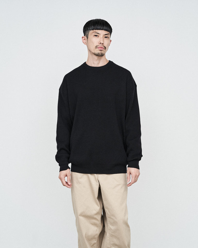Graphpaper HIGH DENSITY CREW NECK KNIT-