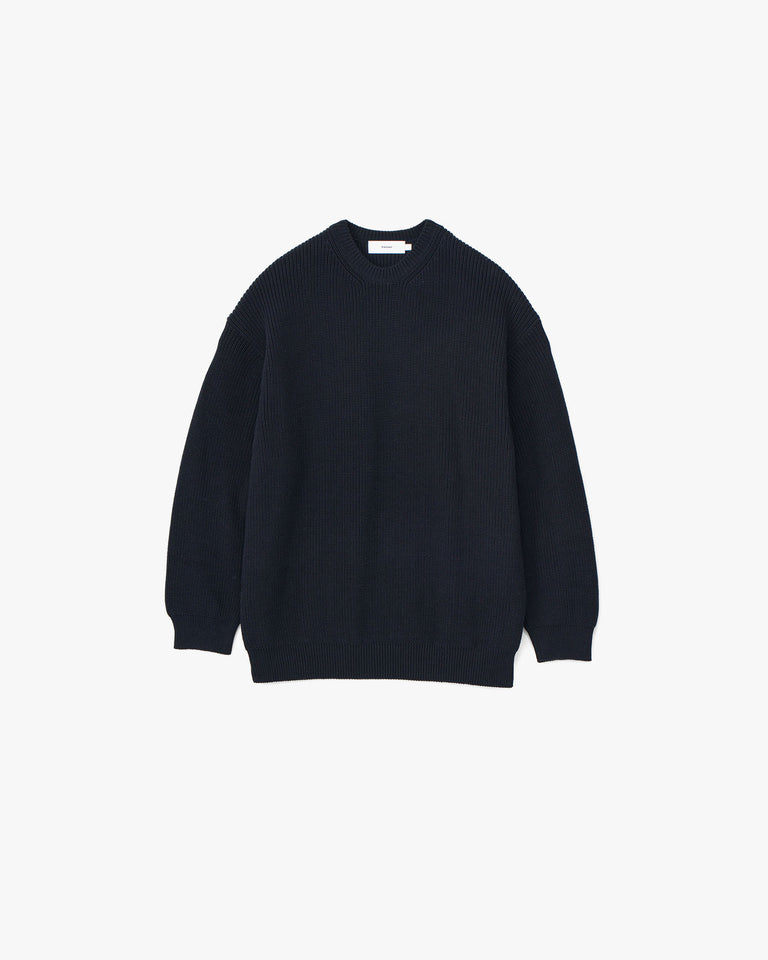 Suvin Loose Rib Crew Neck Knit